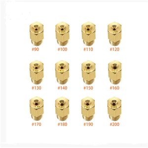 12 pièces de carburateur hexagonal 4/042 Jets principaux adaptés pour Mikuni <span class=keywords><strong>VM</strong></span> TM Carb #90 - #200 Power Jet 4042 - Product Image 6
