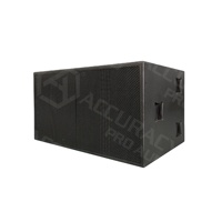 Amplificador Digital Profesional de Audio Accuracy Pro WQ218AT, Doble Subwoofer de 18 Pulgadas y 1600 W para Fiestas, DJ y Karaoke, Activo, con Refuerzo de Graves