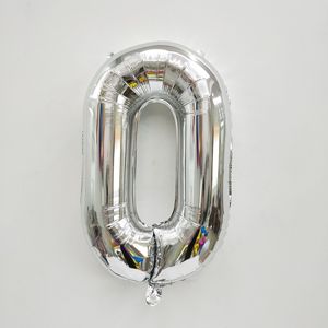 Globos de Número Plateados de 32 Pulgadas, Globo de Número Metalizado, Decoraciones para Fiestas de <span class=keywords><strong>Cumpleaños</strong></span>, Bodas, Aniversarios, Baby Shower - Product Image 6