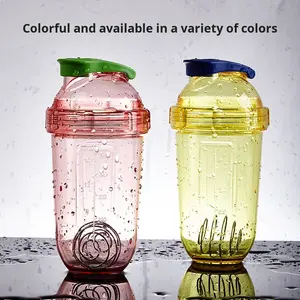 Spor Fitness bulaşık makinesi ve mikrodalga güvenli için 500 ile toz karıştırma kabı ml PC tek kullanımlık yemek yedek <span class=keywords><strong>Protein</strong></span> hasır şapka - Product Image 3