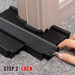 Wholesale Connectable Profile Tile Use Contour Gauge Shaping Measuring <strong>Tool</strong> 5/10 Inches Metal Stick Contour Gauge - Product Image 5