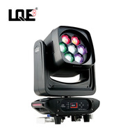 LQE Nuevo Estilo Zoom Beam, Luz de Lavado para Exteriores, Efecto Estroboscópico, RGBW, Cabeza Móvil LED de Colores, Cabeza Móvil con Movimiento