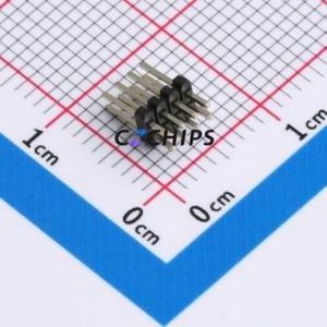 PZ1.27-UP1S-4A Pin Header Through hole Component (THT),P=1.27mm Connector 2x4P 1.27mm 1.27mm Pin Header - Product Image 1