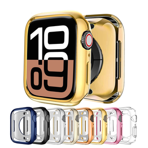 Estuche transparente para <span class=keywords><strong>Apple</strong></span> <span class=keywords><strong>Watch</strong></span> Series 10 46mm 42mm 7 8 9 45mm 41mm Sin protector de pantalla Cubierta de parachoques completa de TPU IWatch <span class=keywords><strong>SE</strong></span> 5 6 4 <span class=keywords><strong>44</strong></span> 40mm - Product Image 5