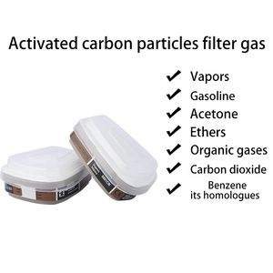 Hình cầu mặt nạ đầy đủ mặt lọc 6001CN bụi sơn phun lọc hộp nửa maskuniversal lọc hộp mực - Product Image 2