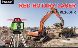 Nivel Láser Rotatorio <span class=keywords><strong>Huepar</strong></span> RL200HR <span class=keywords><strong>360</strong></span>° Horizontal con Haz Rojo para Interiores/Exteriores, Autonivelante Electrónico de Alta Precisión - Product Image 6