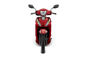 Moto automatique rouge premium 110cc, scooter urbain léger à essence, moteur refroidi par air, économique en carburant - Product Image 2