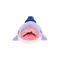 Peluche requin baleine violette personnalisée à faible MOQ, jouet en peluche doux avec logo/couleur personnalisés pour cadeaux d'enfants