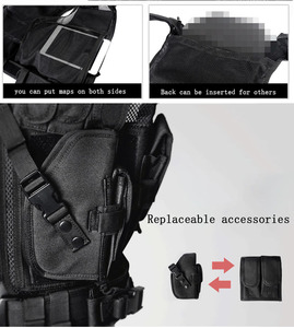 Gilet tactique personnalisé, léger, respirant, <span class=keywords><strong>de</strong></span> protection, pour l'entraînement en extérieur, à prix abordable - Product Image 2