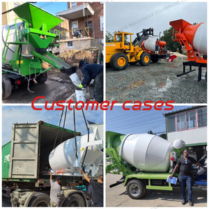 Prêt à l'emploi 2m3 Cubes alimentation béton boue <span class=keywords><strong>sable</strong></span> mélangeur camion auto chargement <span class=keywords><strong>1</strong></span>-8 mètres cubes Yards ciment mélangeur remorque - Product Image 5