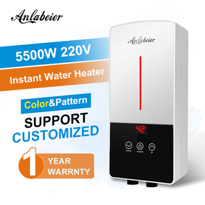 OEM Supplier's 5KW Tankless LED Display <b>Water</b> <b>Heater</b> Fast Electric Heating for Home Kitchen English Operating Plastic Housing - Product Image 2