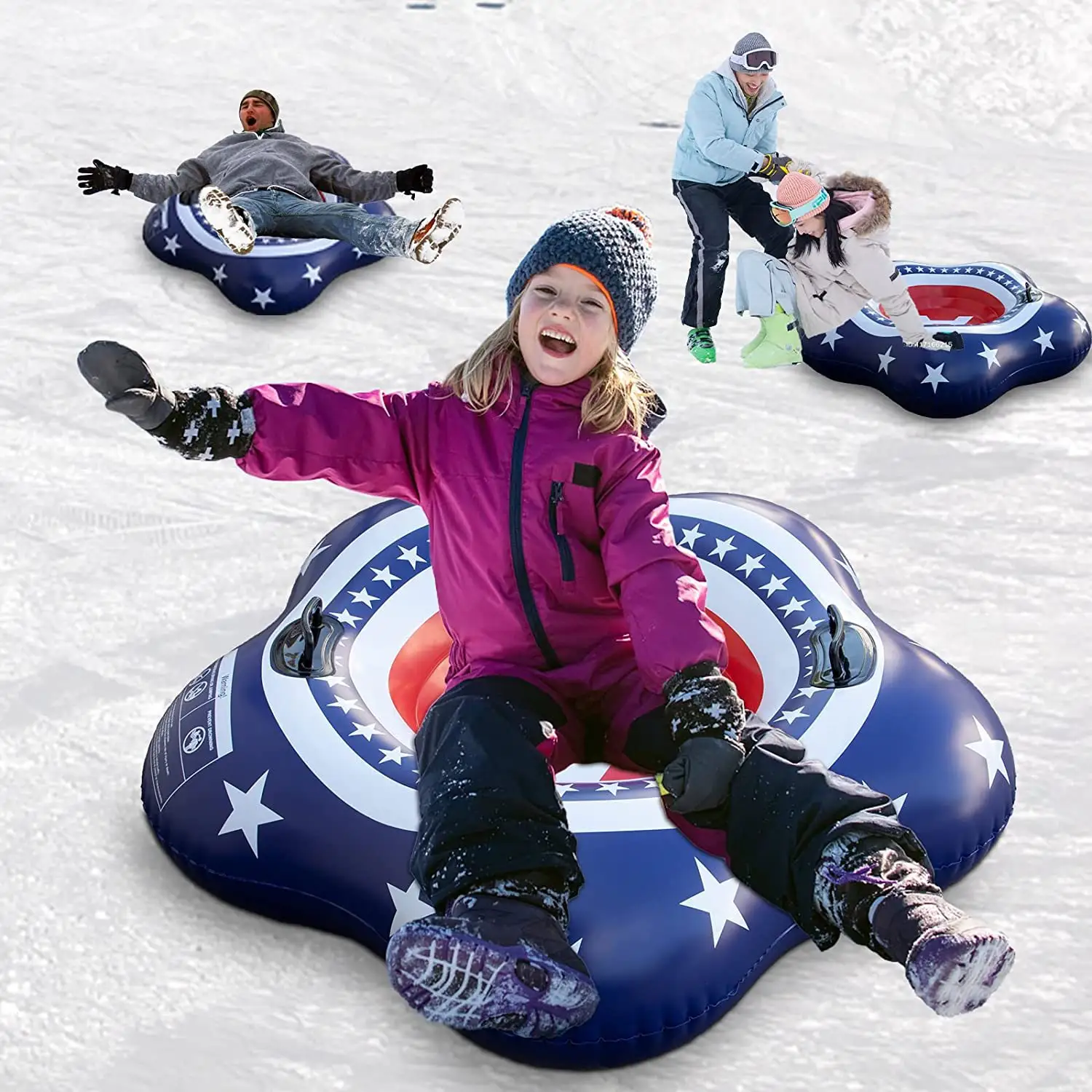 Трубки для снега Семейные уличные лыжные спортивные игрушки для детей и взрослых зимние виды спорта надувные снежные трубки