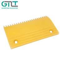 Plaque de peignes d'escalator Xizi pour OTS LDTJ-B-1 LDTJ-B-2 LDTJ-B-3, pièces de porte d'ascenseur en plastique jaune, garantie 1 an, support en ligne