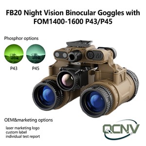 QCNV - Casco Ligero con Visión Térmica ELF-FB20, Binoculares de Visión Nocturna 40 °   Tubo Intensificador de Imagen Compatible con FOV MX10160 P43/P45 - Product Image 1