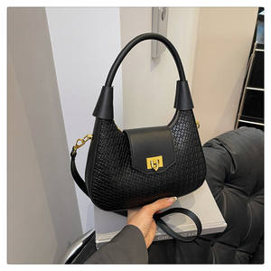 กระเป๋าสะพายข้างผู้หญิงสำหรับนักออกแบบแฟชั่น  วัสดุ PU  แบบมีซิป  สายสะพายเดี่ยว  ใช้สำหรับเดินทางและใช้ในชีวิตประจำวัน - Product Image 1