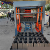 Produit phare : Machine automatique de fabrication de briques QT5-15, 9600 blocs par 8 heures, ligne de production de pavés creux en béton pour usine