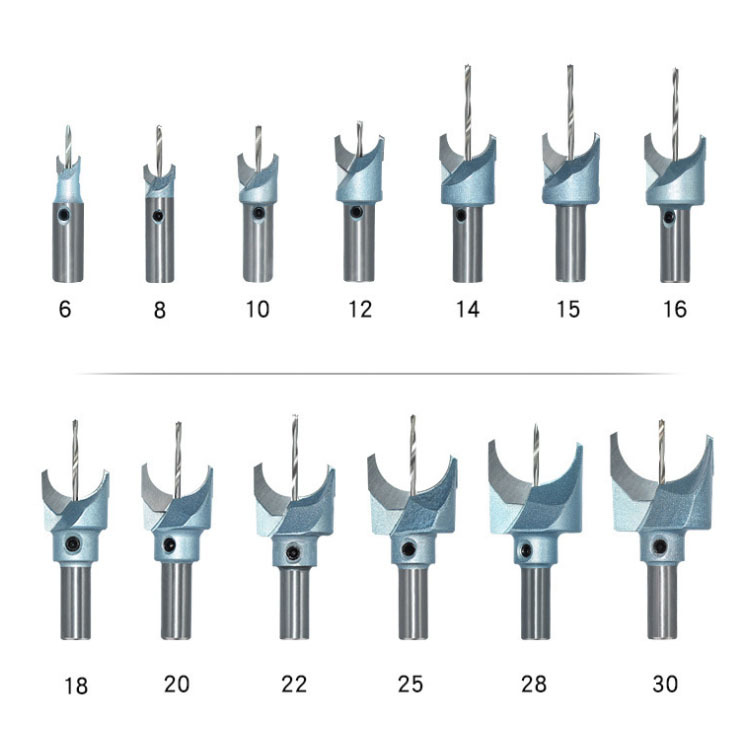 Generic Brands 40 Pcs Wooden Bead Maker Beads Drill Bit 6-25mm Carbide Ball Blade Milling Cutter SetCemented Carbide Spherical Buddha Beads Woodworking Tool Kit