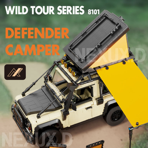 2766 Stenen Campingbus Blokmodel Defender Camper Buitenspeelgoed Bouwstenen Auto Kit Creatief Technisch Educatief Model - Product Image 2