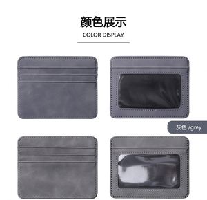 Wholesale Unai Fashion Customized Multicolor PU Leather Multi-Purpose Card <b>Holder</b> Women Thin Slim Mini <b>Wallet</b> Credit Card <b>Holder</b> - Product Image 4
