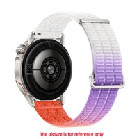 Bracelet de montre en nylon dégradé pour Huawei GT Runner 2, bracelet de remplacement 20 mm 22 mm