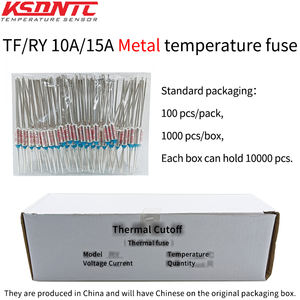 100 יחידות RY נתיך תרמי שאינו ניתן לאיפוס מתכת נתיכים לחיתוך קישור תרמי התנגדות נמוכה <span class=keywords><strong>250V</strong></span> 15A נתיכים תרמיים למכשירי חשמל ביתיים - Product Image 4
