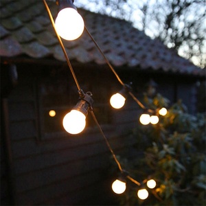 Kommerzielle Qualität anschließ bare weiße Farbe Outdoor Home Patio Party Vintage Dekor Led <span class=keywords><strong>Festoon</strong></span> G50 Lichterketten - Product Image 5