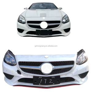 Para Mercedes SLC W172, Parachoques Delantero ABS AMG, Rejilla de Radiador Compatible con Luces Antiniebla, SLC200 SLC300 SLC280, Usado, Negro, Universal - Product Image 6