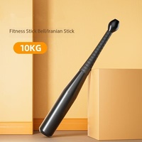 Maza de Acero Sólido de Alta Calidad para Entrenamiento Físico, Ecológica, Impermeable, Antideslizante, Palo de Fitness, Martillo de Entrenamiento