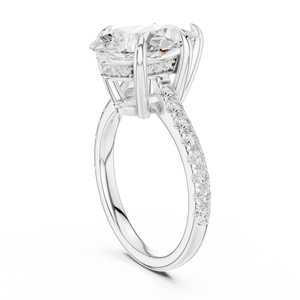 High Quality 14Kt 18Kt 22Kt Gold Lab Grown <b>Diamond</b> <b>Ring</b> for Women Rhodium Plated Fashion Jewelry Wedding Engagement Gift - Product Image 3