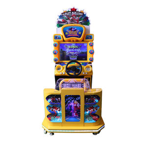 เครื่องเล่นเกมแข่งรถแบบอินเทอร์แอคทีฟ  ตู้เกมหยอดเหรียญ  เครื่องจำลองการแข่งรถ  เครื่องเล่นเกมแข่งรถสำหรับเด็ก - Product Image 2