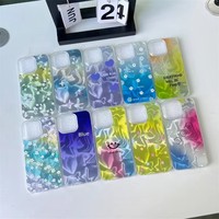 Coque de téléphone tendance personnalisée IMD, multicolores, TPU+PC, antichoc, pour 7-17 Pro Max