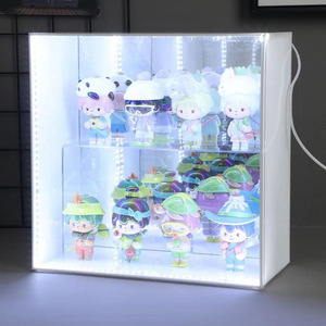 Abyssal gương hiển thị hộp hiện đại thân thiện với môi Acrylic mù hộp hiển thị tủ sáng đứng với lưu trữ tay đánh bóng bề mặt - Product Image 1