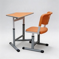 Meubles de classe pour l'école primaire, table de conférence, ensemble bureau et chaise pour étudiants et collègues