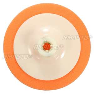 1 pièce Tampon de polissage de 6 pouces compatible avec filetage M14, tête de tampon éponge pour polissage automobile, pour application de produits d'agglomération - Product Image 3