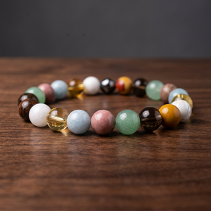 Bracelet multi-pierres naturelles, perles élastiques en cristal, pour la guérison, vente en gros, 8mm, livraison gratuite - Product Image 3