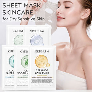 Mascarilla Greenlem con Ácido Hialurónico y Ceramida, Reafirmante y Fortalecedora de la Barrera Cutánea para Mujeres, OEM ODM - Product Image 2