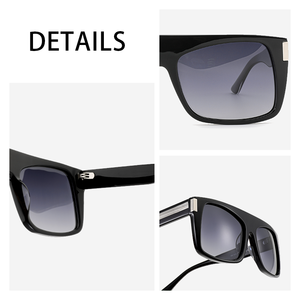 Gafas de Sol de Moda con Armazón Grande Hechas a Mano con Acetato de Alta Calidad, con Protección UV400 Polarizada para Mujer, Gafas de Sol Retro - Product Image 2
