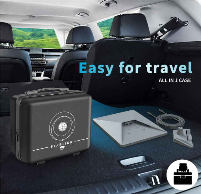 Starlink Mini Case - Waterproof Star Link Bag For Travel And Storage | Essential Starlink Mini Accessories Organizer | Premium Star Link Travel Case For Outdoor Adventures