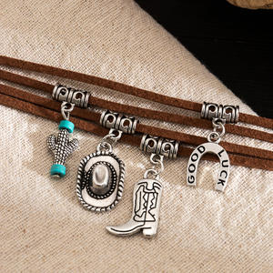 Collar retro turquesa multicapa para mujer, accesorios versátiles para collar, accesorios para dijes - Product Image 5