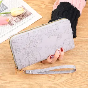 Fashion Large Capacity Clutch Bag Long Wallet Mobile Phone Ladies Wallets And Purses Women