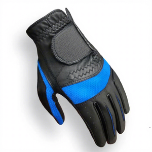 Gants de golf MUDASSAR SPORTS en cuir de mouton véritable Cabretta, imperméables, avec grip renforcé, zone du pouce renforcée, fermeture à boucle. - Product Image 1