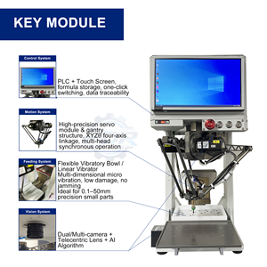 Manipulador Robótico Compacto de Alta Precisión y Velocidad con Visión Artificial para el Ensamblaje de Componentes de Relojes y Microchips de PCB - Product Image 4