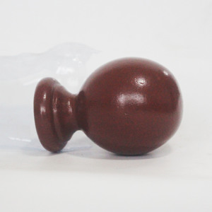 Grand embout en bois pour tiges de draperie en bois de 1 3/8 "35MM accessoires de poteau de <span class=keywords><strong>rideau</strong></span> en bois embouts de boule - Product Image 5