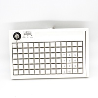 Teclado de Caja Registradora para Sistema POS Programable KB-78S, Precio de Fábrica al por Mayor, USB, LED, Impermeable, Diseño Mini