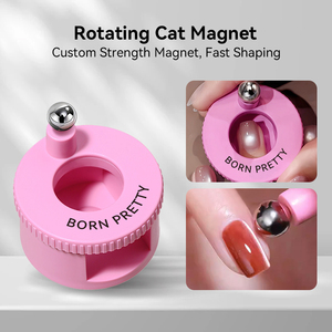 BORN PRETTY Outil de Nail Art Magnétique Automatique Effet Œil de Chat, Contrôle Flexible, Facile à Utiliser, Aimant Rotatif pour Effet Œil de Chat, Idéal pour Débutants en Nail Art - Product Image 4