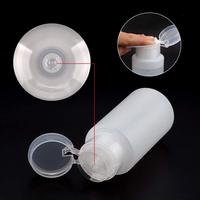 Flacon pompe PP 60 ml (2 oz) vide avec bouchon à clapet, portable, pour tonique facial, démaquillant, impression sérigraphiée 30 mm