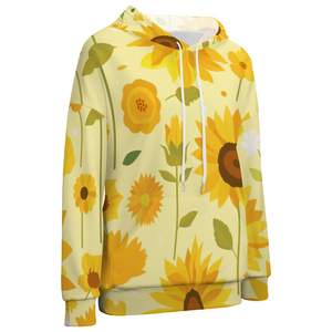 Sudadera con capucha y manga para mujer con imagen personalizada - Product Image 5