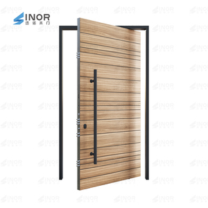 Lõi Rắn Gỗ Nhập Cửa Cho Phòng Khách Bên Ngoài Ngoài Trời Tùy Chọn Thông Minh Hệ Thống Máy Ảnh Khóa Tích Hợp Không Thấm Nước Tính Năng - Product Image 6