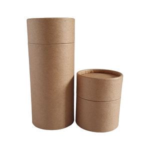 Emballage en tube cylindrique biodégradable de qualité alimentaire, tube en carton rond, boîte à secouer, tube en papier pour poudre libre, épices, avec tamis en papier - Product Image 5