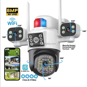 12MP thông minh ngoài trời không dây PTZ surveil IP Camera O-KAM Pro 360 Wifi 4 Ống kính 4 Video CCTV Mạng Home an ninh máy ảnh - Product Image 1